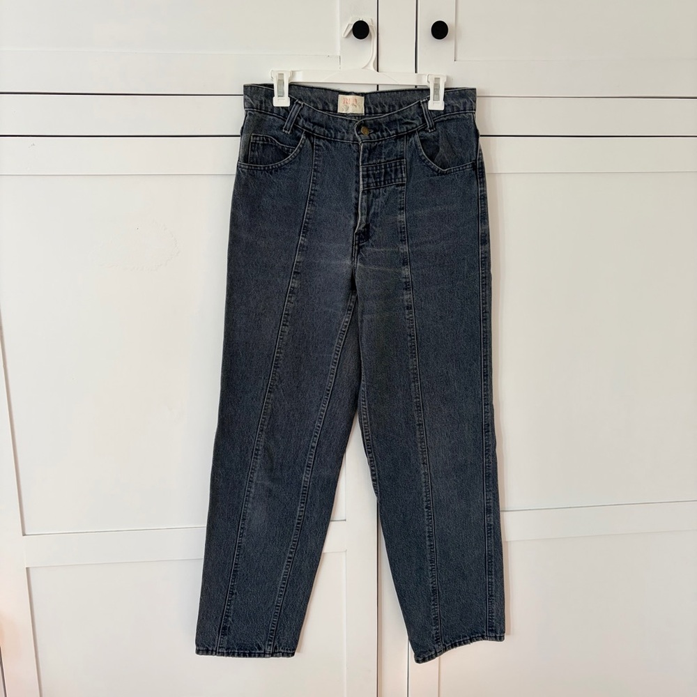 Vintage Red Street Levi’s High Waist Straight Jeans